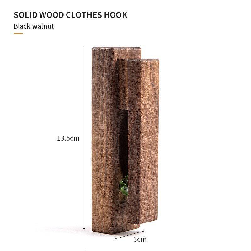 Handtuchhaken Badezimmer Bademantelhaken Küchenlappen-Aufbewahrungsregal Bohrloser Holz-Haken Kleidermantelhaken Heimzubehör
