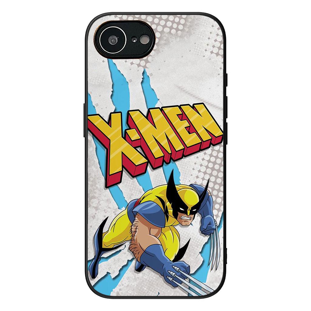 X Men Marvel Wolverine Xmens Casing Phone Cover for Apple iPhone 16 15 14 11 Pro Max 7 8 Plus SE2 SE3 SE 2022 2020 Case