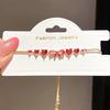 Exquisite Heart & Bow Zircon Bracelet - Fashionable, High-End Hand Jewelry for Women