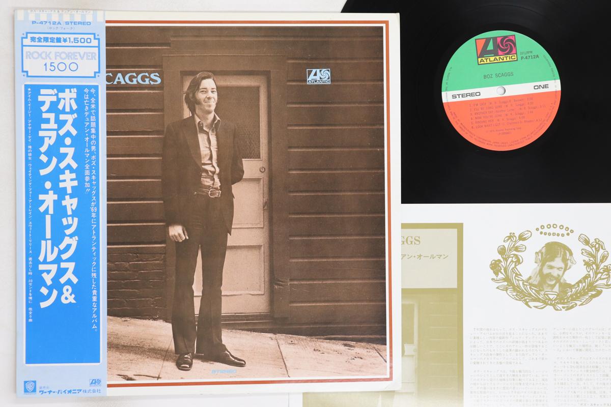 

LP Record BOZ SCAGGS - Boz Scaggs P4712A ATLANTIC Japan Obi Rock Used