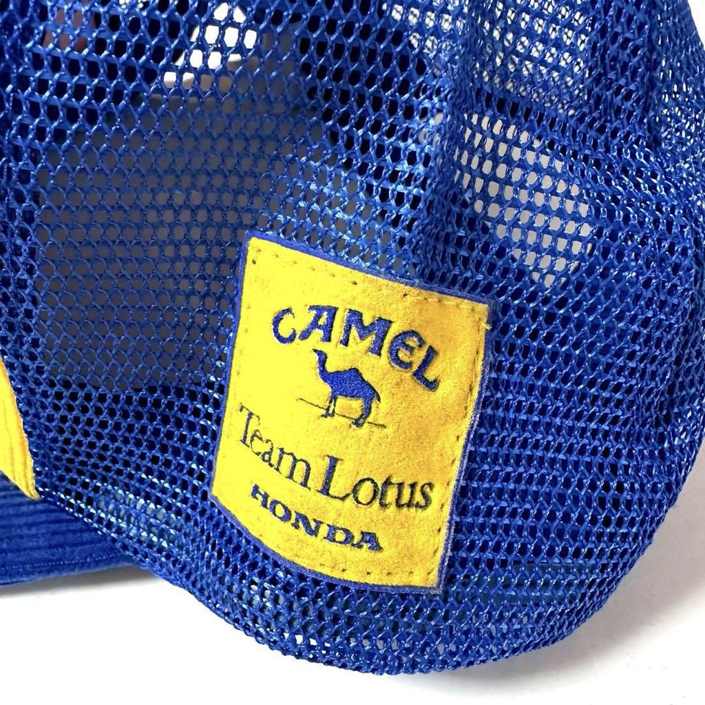 [USED] 80s Satoru Nakajima autographed camel Lotus Honda F1 cap