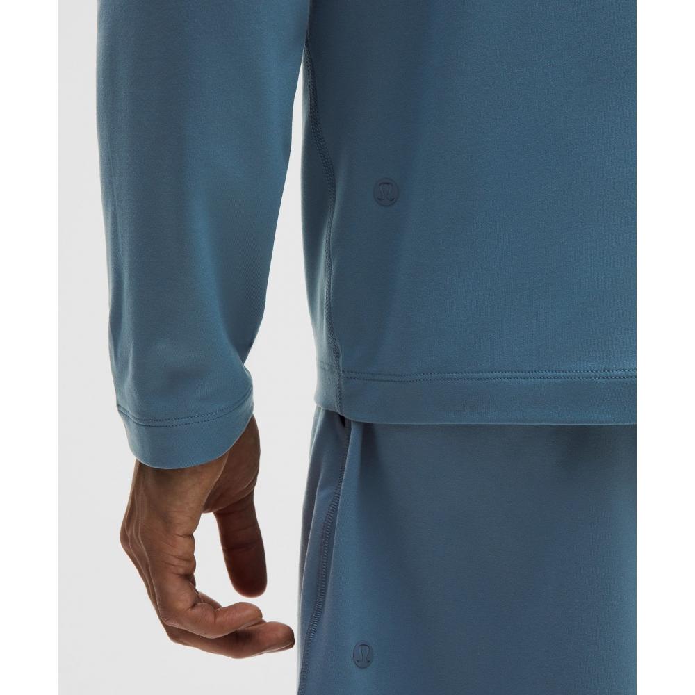 Lululemon Soft Jersey Half Zip Steel Blue