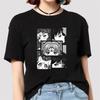Anime Sailor Moon 18 Different Patterns Summer Printed Casual Black Short Sleeves Cotton Tops O Neck Women T Shirts