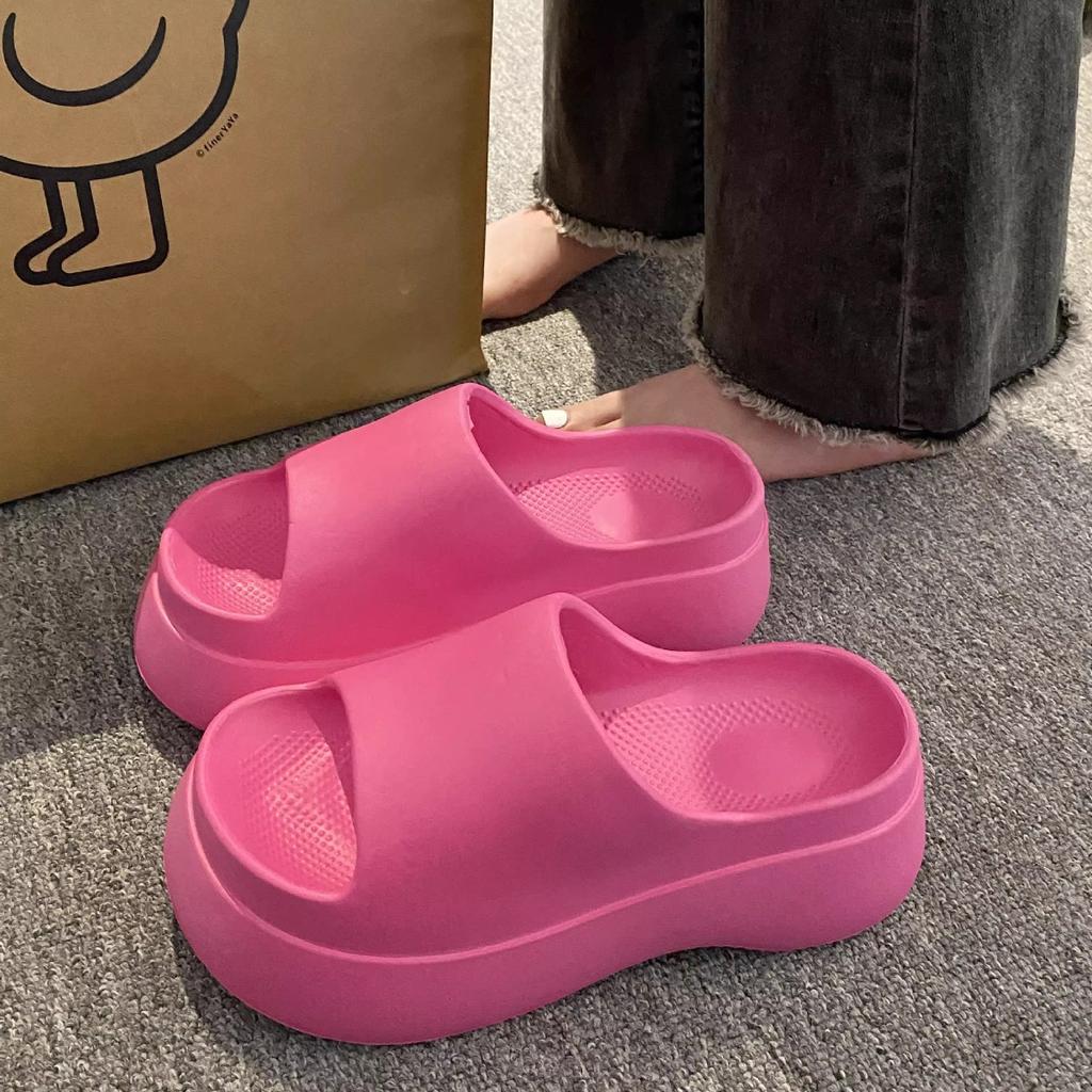 Ladies' Fashion EVA Thick Bottom Slippers and Sandals - Thick Bottom Summer Beach  Strap Indoor and Outdoor Comfortable Slippers Summer Sandals