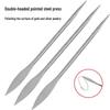 Dual-Point Steel Tool for Polishing Gold & Silver Jewelry, Ring & Bracelet Maintenance, Cultural Relics Care, and Flower Pressing.