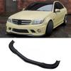 3Pcs Front Bumper Lip Spoiler Splitter Sporty Look Front Lip Spoiler Splitter Protector for C-Class W204 Pre-Facelift C63   2007 to 2010