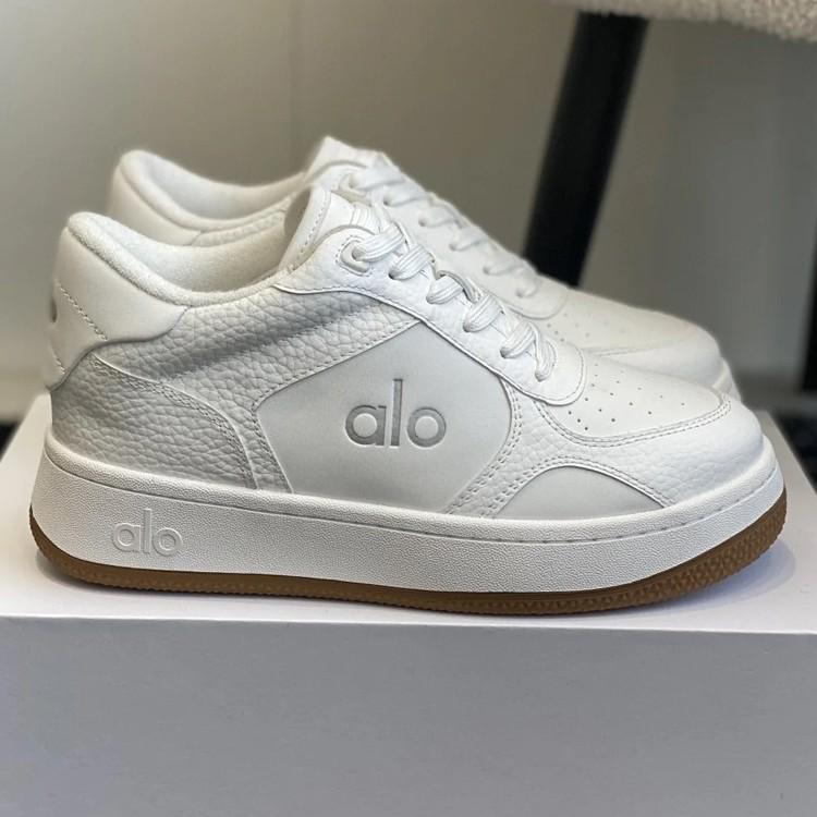 Sneakers da Donna ALO 2025 alla Moda Color-Block con Suola Spessa in Tela - Stile Versatile per Coppia