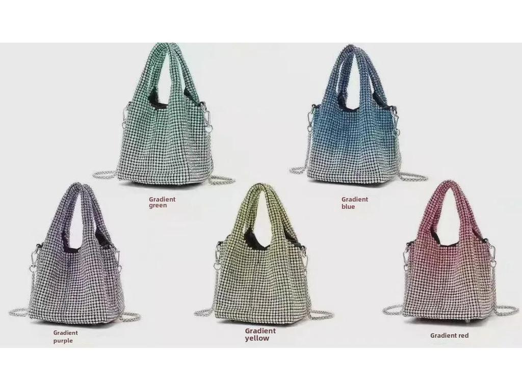 Women's High-End Diamond Clutch Handbag: Elegant Evening Accessory