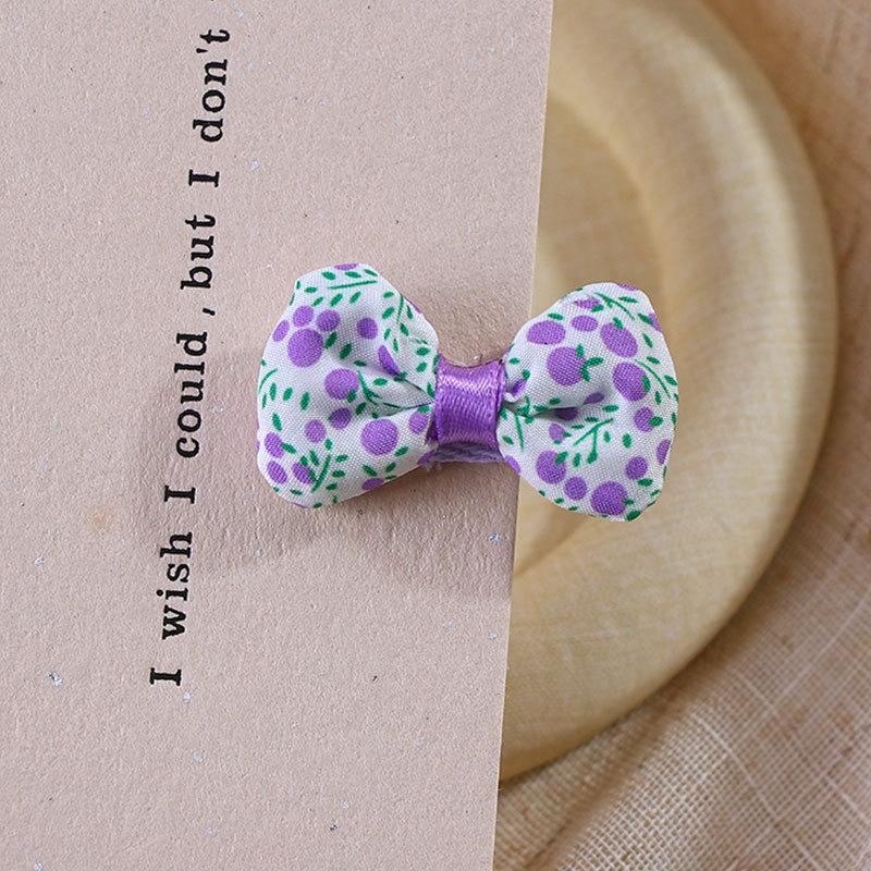 

Детские заколки для волос в горошек - Не повреждающие тканевые банты, Заколки для волос в сказочном стиле