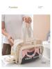 Large Capacity Wet/Dry Swim and Fitness Bag with Shoe Compartment, Toiletry, and Makeup Storage