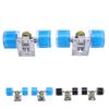 1 Pair Skateboard Trucks and Wheels PU Longboard 3.2 Inch Trucks Wheels Combo Set for Cruiser Alumin