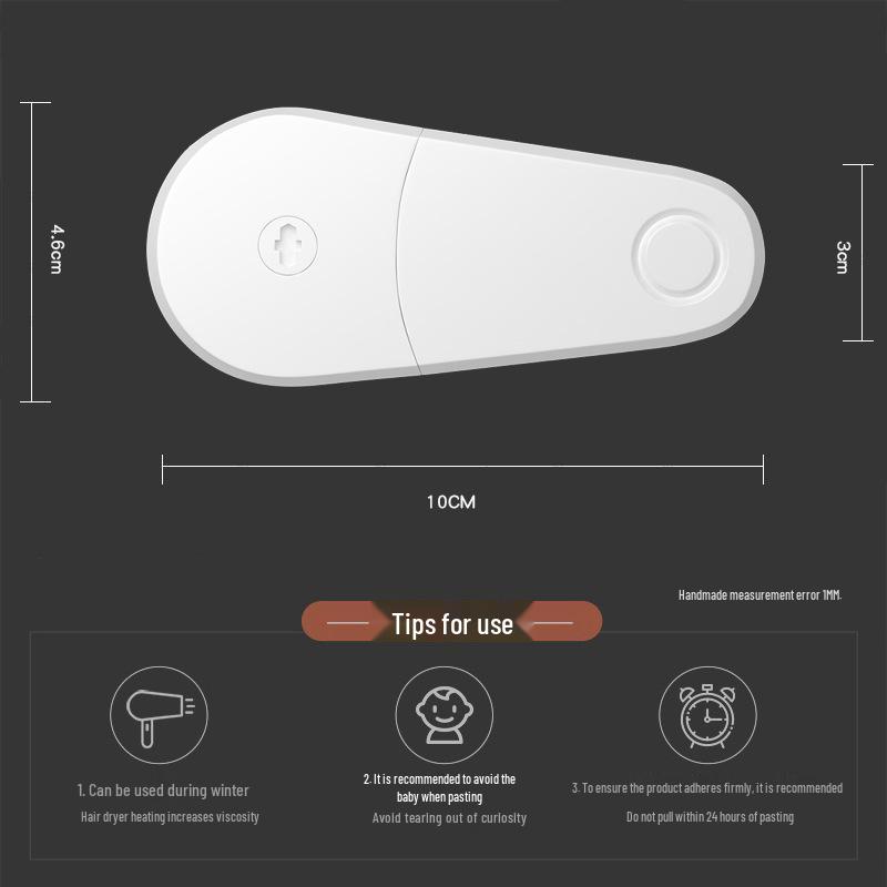Dual-Opening Child Safety Lock for Cabinets & Water Dispensers