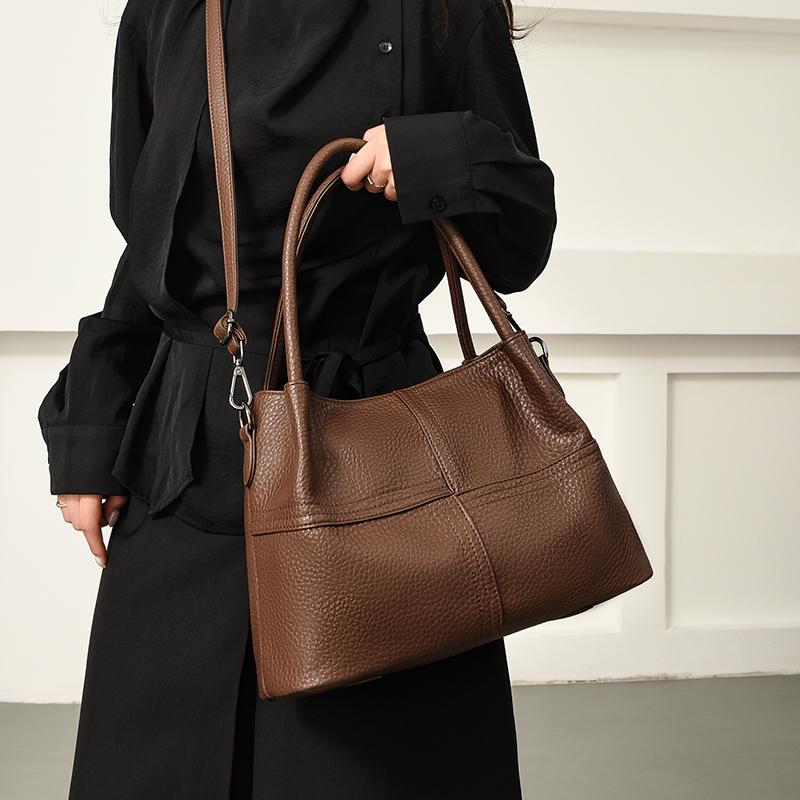 Borsa Tote in Pelle PU da Donna, Borsa a Spalla Crossbody di Grande Capacità, Borsa a Mano Morbida in Pelle, Borsa Casual Quotidiana per Pendolari, Borsa Hobo Multiuso per il Lavoro