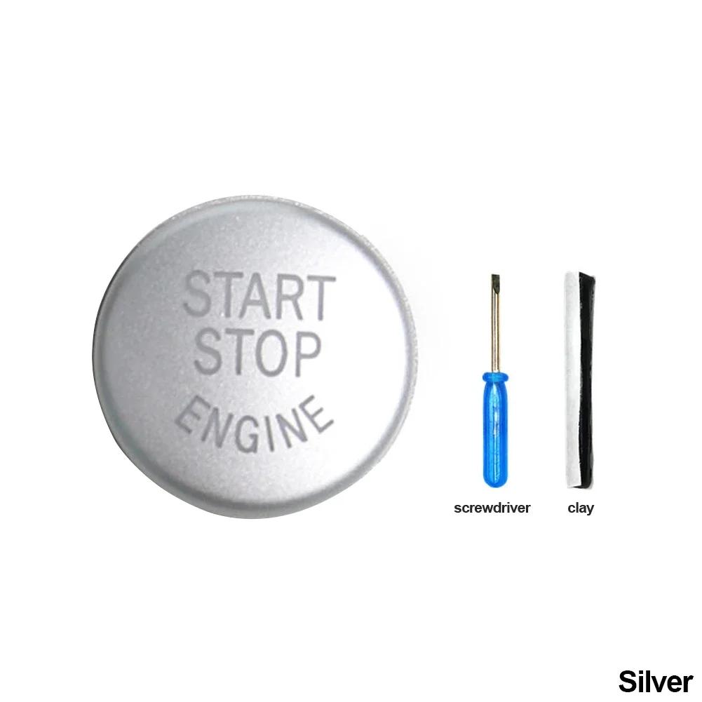 Car Engine Start Stop Switch Button Replace Cover for BMW 1/3/5 Series E87 E90/E91/E92/E93 E60 X1 E84 X3 E83 X5 E70 X6 E7