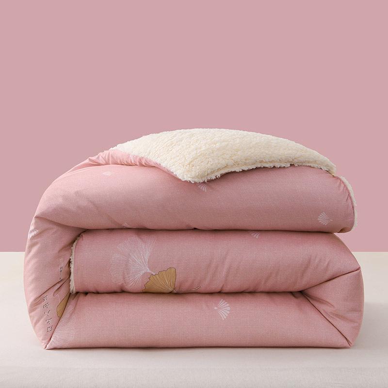 Soft & Fluffy Winter Lamb Fleece Double Quilt