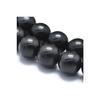 Strand of 44 Round Beads 8mm 8 Mm In Black Shungite