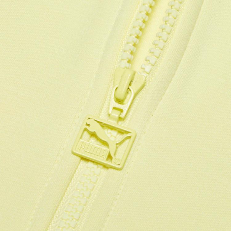 Puma Casual Sport Zip-Up Knit Jacket Men Jackets Yellow 531290-40