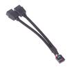 1Pc Computer Motherboard Usb Extension Cable 9 Pin 1 Female To 2 Male Y Splitter Audio Hd Extension Cable For Pc Diy 15Cm