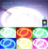 2PCS LED Angel Eyes Lights RGB APP Bluetooth Halo Rings For Car Motorcycle Truck