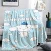 1PC Sanrio Cute Print Flannel Blanket, High Quality All Seasons, Home Decor, Warmth and Comfort, Perfect for Christmas Gifts