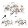 Christmas Snow String Lights LED Colored Snow Bulbs Decorations for Home