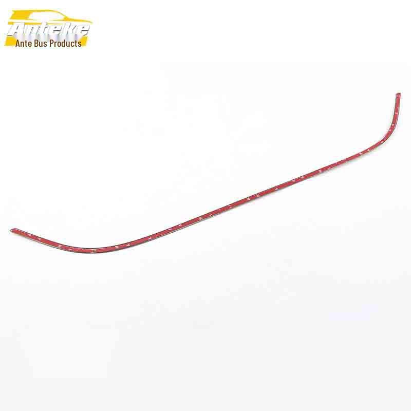 Equinox Rear Bumper Trim U-Shaped Decorative Sticker - Stainless Steel Tailgate Trunk Bright Strip Accessory