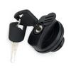 Lockable Fuel Cap Lock Lid Black with 2 keys for Fuel Diesel Tank For Car Truck Camper Caravan