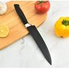 Seven Piece Knife Black Steel Hollow Cheese PIZZA Knife Gift Color Box Kitchen Stainless Steel Set Tool
