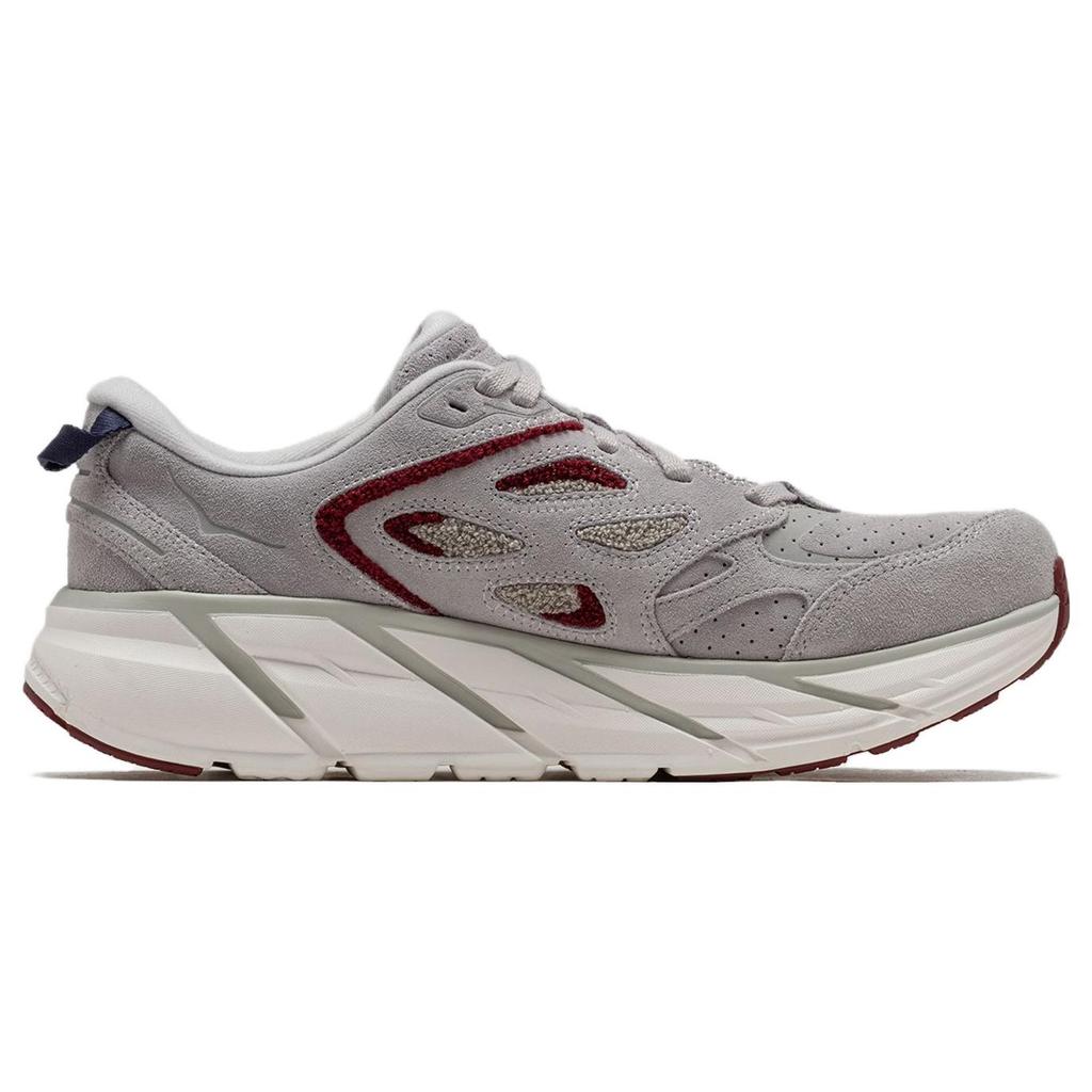 HOKA ONE ONE Clifton L Embroidery 'Lunar Rock Cabernet' Men's 1126854-LRCB