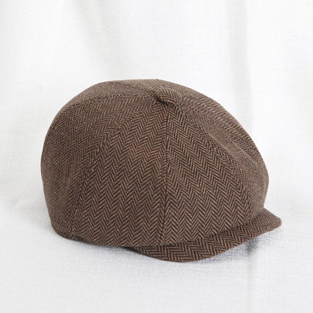 Tweed Barneslue Søt Avisgutthelse Ny Barnesvisirlue Fritidsklær