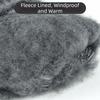 Fleece Lined Half Coverage Gloves Knit Half Finger Gloves Warm Knitted Fingerless Gloves  Winter