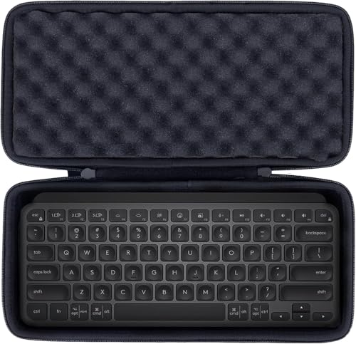 co2CREA Storage Case Compatible with Logitech MX KEYS mini KX700GR/KX700GRd Minimalist Wireless Illuminated Keyboard, Black (Case Only)