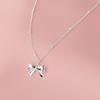 Blingbling Crystal Diamante Bowknot Necklace Clavicle Chain Gifts for Girls Present Sexy Diamante Clavicle Chain