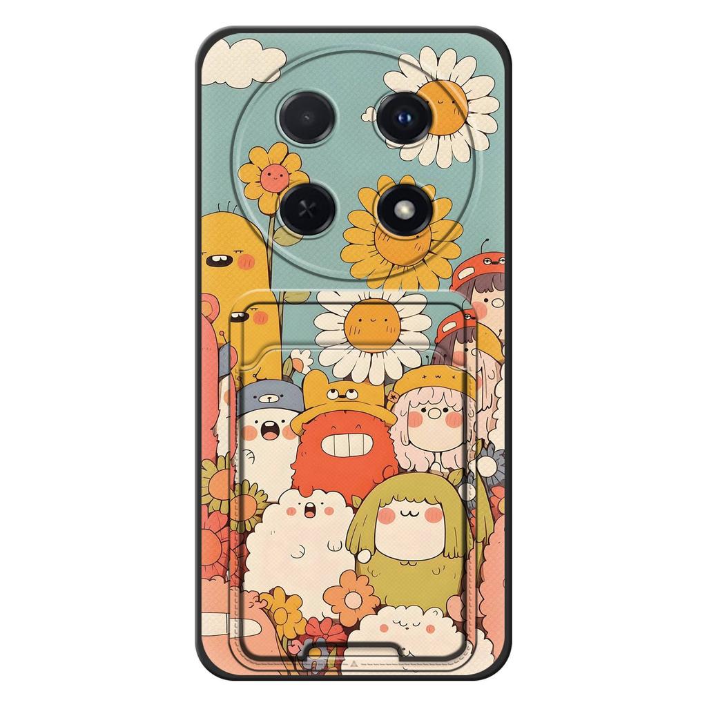 Back Cover Shockproof Phone Case For Huawei Enjoy70 Pro/Nova12i/Nova13i Anti-knock Card Bag Durable Protective Cute TPU