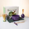 5/8Pcs Ceramic Matcha Bowl Set Reusable with Pouring Spout Green Tea Brewing Cup Japanese Matcha Set