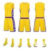 American Basketball Jersey Set Men'S Children'S Adult Student Jersey Sports Short-Sleeved Training Vest Printing Competition Jersey