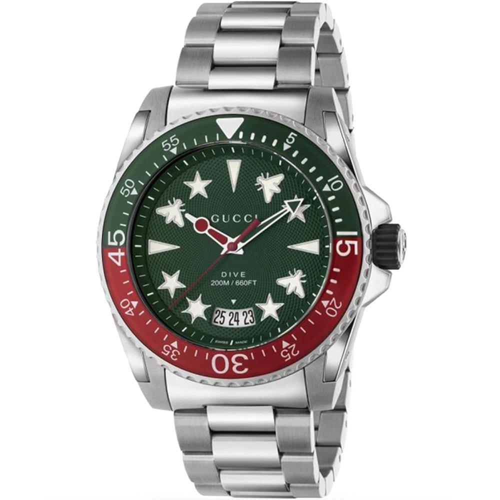 Gucci YA136222 Часы для дайвинга мужские 45 мм – купить по низким