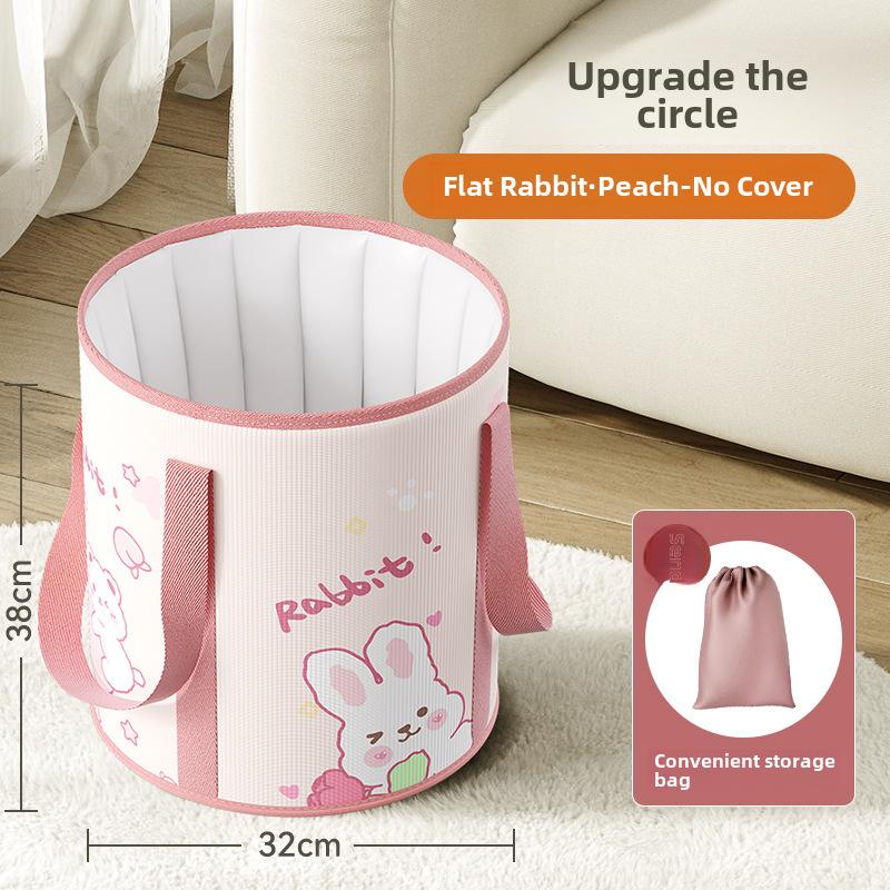 Cadă portabilă pliabilă pentru picioare, găleată pliabilă pentru spa picioare cu capac, înmuiere profundă pentru casă, călătorie