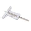 0 to 50mm Tire Thread Depth Gauge Stainless Steel Portable Depth Meter for Car Motorcycle