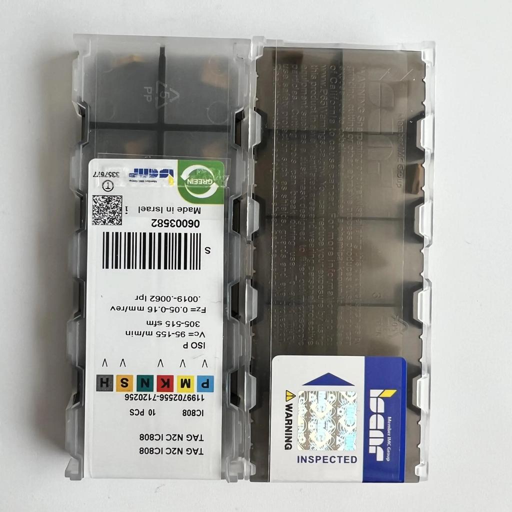 ISCAR / TAGN2C IC808 /Industrial indexable Carbide Inserts 10 PCS