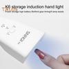 Lâmpada LED para unhas 9W Secagem de esmalte em gel Leve Compacto UV LED Luz para unhas Secador de manicure Uso em salão de beleza