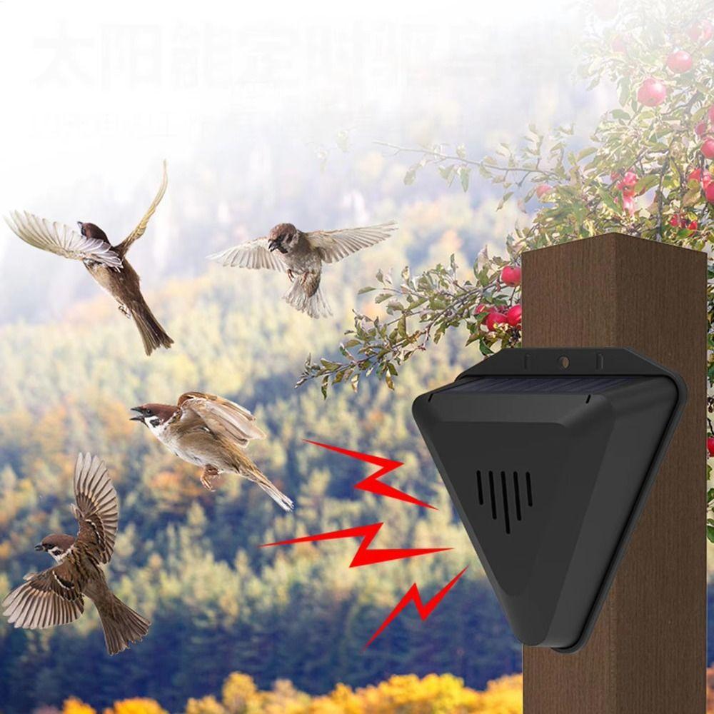 Design Impermeabile Repellente per Uccelli Alimentato ad Energia Solare Repellente per Animali Uso Esterno