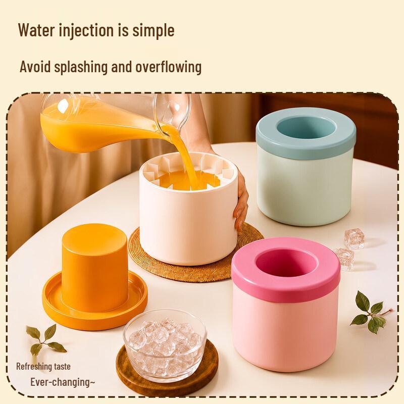 ZISIZ Silicone Ice Cube Mold Tray