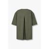 STUDIO TOMBOY Hidden Button Round Neck Short Sleeve Jacket 9106212551