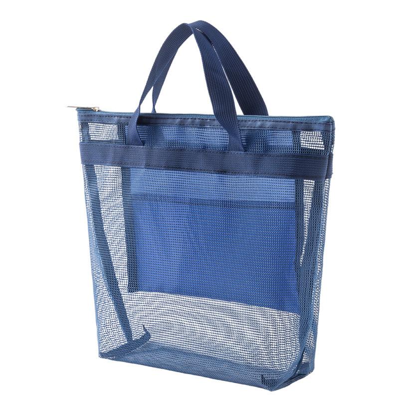 Mesh Large Capacity Cosmetic Bags Toiletry Skin Care Product Organizer Travel Washing Bath Accessories Bags Swimming Beach Bag