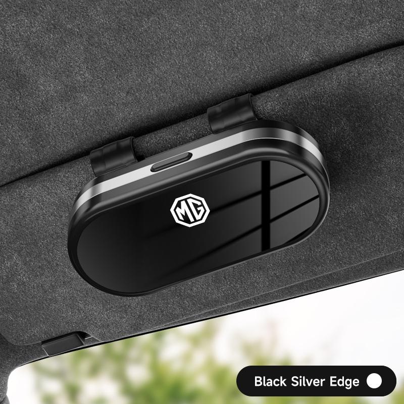 Car Visor Glasses Box Sunglasses Holder Auto Organizer For MG ZS MG4 MG5 MG7 MG3 MG6 HS Cyberster Hector Gloster ZX GS ES5 ZST wue1