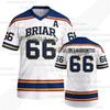 Off Campus Briar University Jersey Graham 44 22 DI LAURENTIS 66 Tucker46 T-shirt V-neck Short Sleeve Men Women Name Tag Tees