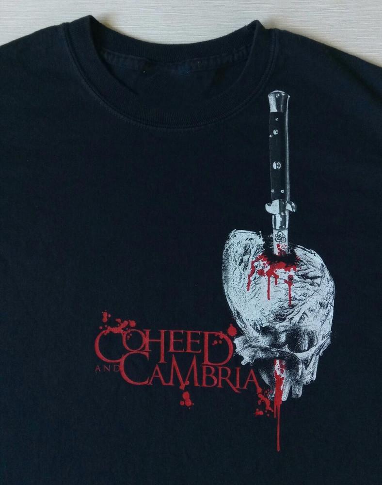 2006 Coheed And Cambria Весенний Тур Футболка Унисекс Хлопковая Футболка S -5XL Унисекс Футболка S