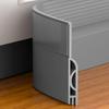 1M Door Bottom Sealing Strip Under-Door Sweep Weather Stripping Light Noise Dust Blocking Windproof Door Stopper Door Bottom Gap Filler Strip