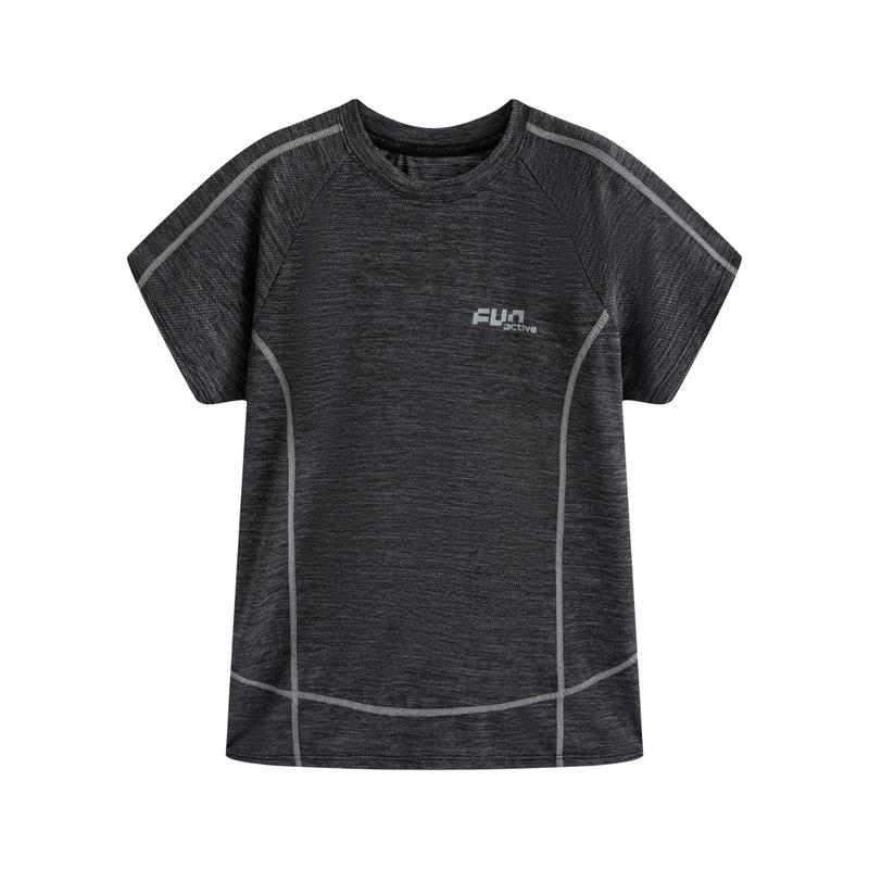 FUN ACTIVE Boys Stretchy Quick-Dry Training T-Shirt 130